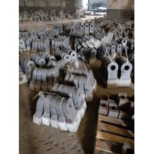 锤式破碎机配件 双金属耐磨复合高锰钢锤头 高铬合金榔头蓖条甩锤