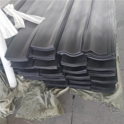 美奂橡塑 6mm橡胶密封条装订导料槽防尘帘 耐磨阻燃 皮带机挡尘帘 矿用阻风帘 抑尘胶帘图2