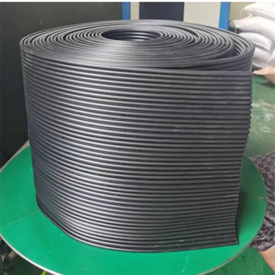 美奂橡塑 6mm橡胶密封条装订导料槽防尘帘 耐磨阻燃 皮带机挡尘帘 矿用阻风帘 抑尘胶帘图7