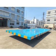40吨4米宽重型平板拖车 牵引全挂车