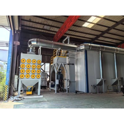 机械回收型喷砂房特点及使用范围图2