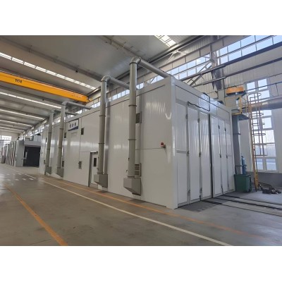 供应全自动封闭式大型工业喷砂房图2