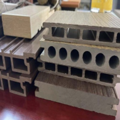 PE木塑异型材生产线机械设备图2