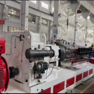 户外木塑塑木共挤复合材料生产线机械设备图3