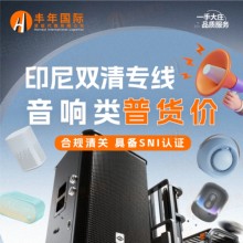 蓝牙音响发印尼海运专线高效双清门到门物流解决方案