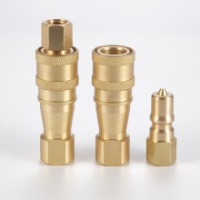 KZD中压高性能气液共用快速接头(黄铜) ISO7241B