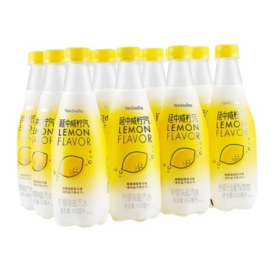 上海延中盐汽水600ml*20瓶 410ml*12咸柠汽水团购批发厂家自营碳酸饮料苏打水矿泉水图3