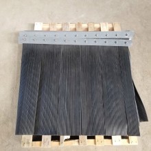 导料槽防尘帘 可多层定制 250*6mm橡胶密封胶条装订矿用挡尘帘 抑尘风帘 美奂橡塑