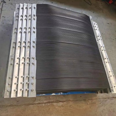 导料槽防尘帘 可多层定制 250*6mm橡胶密封胶条装订矿用挡尘帘 抑尘风帘 美奂橡塑图2