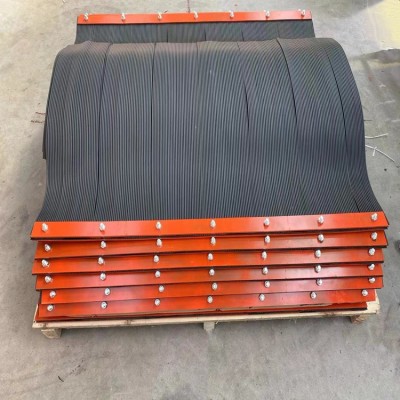 250*6mm橡胶挡尘帘 矿用抑尘风帘环保降噪 碎煤皮带机挡尘帘 美奂橡塑图2