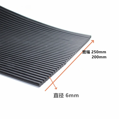 矿用挡尘帘阻燃黑色橡胶密封条装订导料槽防尘帘 可规格定制加工 美奂橡塑图3