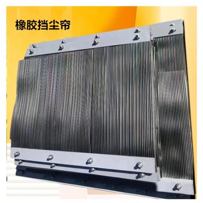 聚氨酯挡尘帘抑尘橡胶密封帘 皮带机挡尘帘 250*6型 矿用卸煤场抑尘帘 美奂橡塑图2