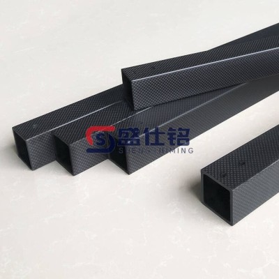 碳纤维矩形管 3k管编织纹路 外方内方哑光碳纤维方管图2