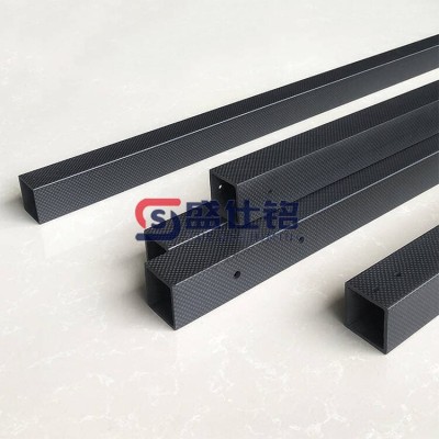 碳纤维矩形管 3k管编织纹路 外方内方哑光碳纤维方管图5