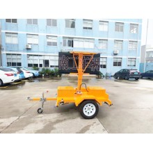 0.5吨轻型LED广告拖车 交通指示灯工具拖车 带太阳能板