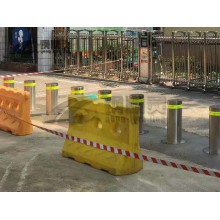 湖北防撞柱 远程遥控升降路桩 预埋式路桩