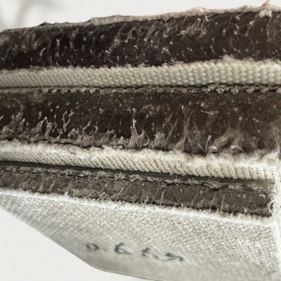 10mm厚抗压55Mpa防火A1级高强混凝土帆布纤维水泥毯图2