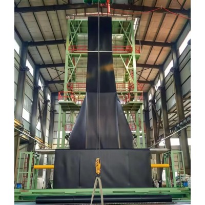 垃圾填埋场覆盖1.5mm厚高密度聚乙烯hdpe黑绿双色土工膜图2