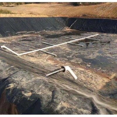 黑膜沼气池氧化塘防渗1.0mm1.5mm厚hdpe土工膜图5