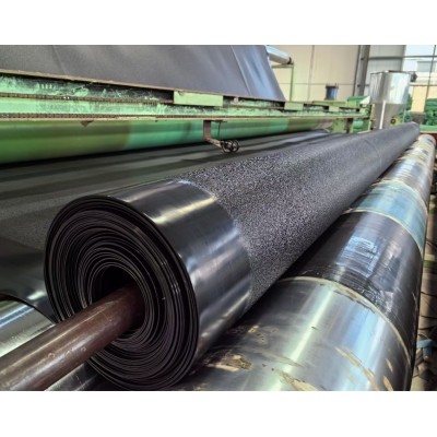 2mm厚单糙面双糙面高密度聚乙烯hdpe土工膜用于垃圾填埋场图3