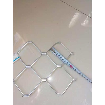 5毫米厚7厘米孔1/1.2/1.5/1.8/2米高铝合金美格防盗网焊接框架铝护栏图2