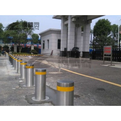 湖北手动式升降路桩厂 湖北不锈钢阻车路桩图2