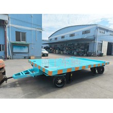 18吨可横移重型平板拖车 四个转盘工