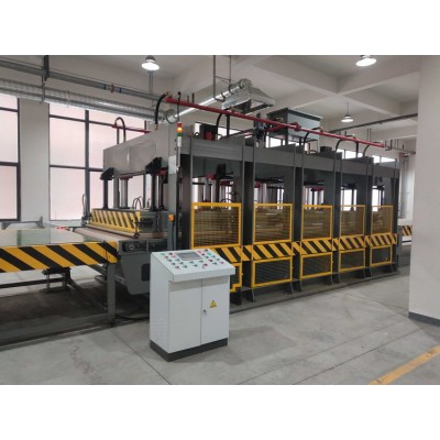 120T装饰材料板贴面热压机 防火板免漆板生产 规格定制图2