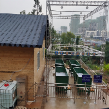 固定桁架式人工模拟降雨系统