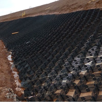 高度100mm焊炬430mm厚度1.5mm的护坡蜂巢约束系统塑料土工格室图3