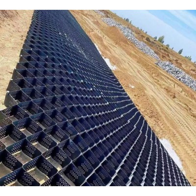 高度100mm焊炬430mm厚度1.5mm的护坡蜂巢约束系统塑料土工格室图4