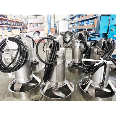 QJB潜水搅拌机 好氧池不锈钢混合搅拌器图3