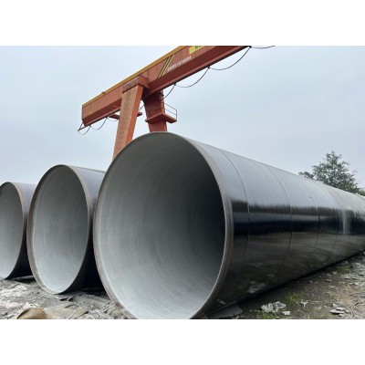 大口径钢管制造、防腐加工、水泥砂浆内村、钢管焊接安装图2