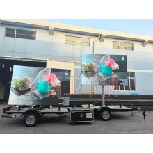 0.2吨户外LED广告拖车 全挂工具拖车