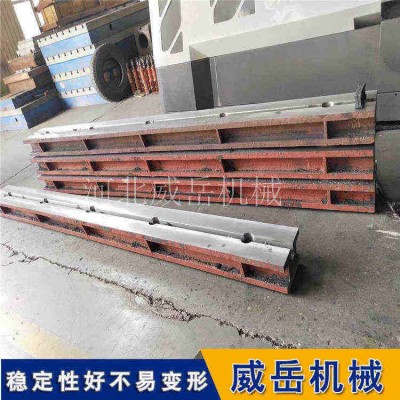 T型槽地轨 检验刮研1级 铸铁地轨 承重力强威岳生产图3