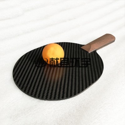 碳纤维加固木把手乒乓拍底板 低风阻拍型  新手入门/比赛备用拍图5