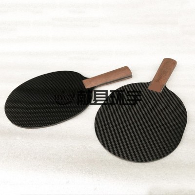 碳纤维加固木把手乒乓拍底板 低风阻拍型  新手入门/比赛备用拍图4