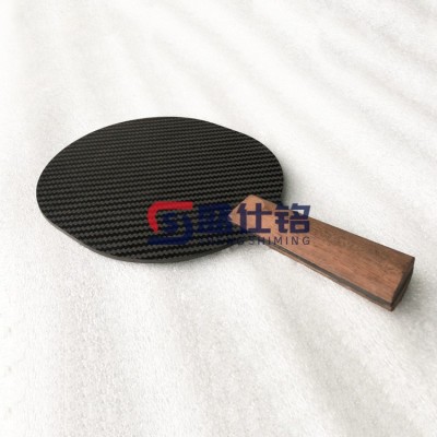 碳纤维加固木把手乒乓拍底板 低风阻拍型  新手入门/比赛备用拍图4