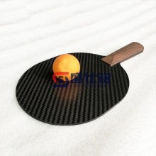 碳纤维加固木把手乒乓拍底板 低风阻拍型  新手入门/比赛备用拍