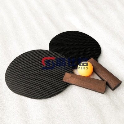 碳纤维加固木把手乒乓拍底板 低风阻拍型  新手入门/比赛备用拍图7