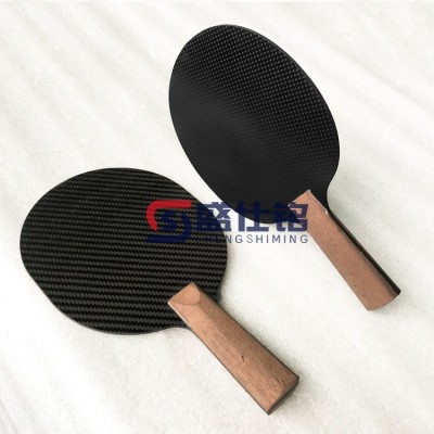 碳纤维加固木把手乒乓拍底板 低风阻拍型  新手入门/比赛备用拍图5