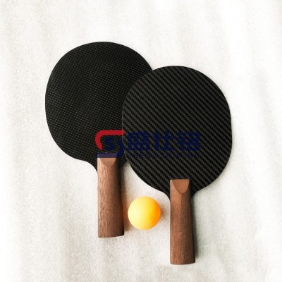 碳纤维加固木把手乒乓拍底板 低风阻拍型  新手入门/比赛备用拍图3