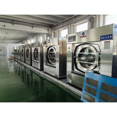 泰锋牌洗衣房设备 水洗机 烘干机 洗脱机 烫平机 折叠机一站式服务图5