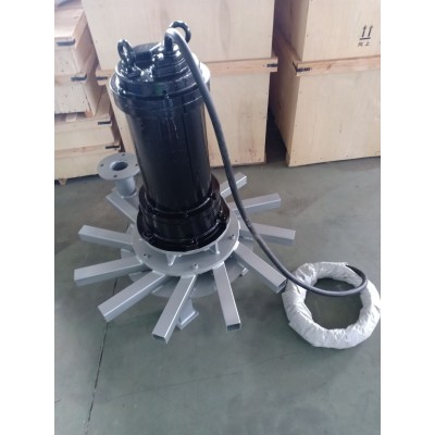 QXB潜水离心曝气机 好氧池圆盘四面曝气机图5