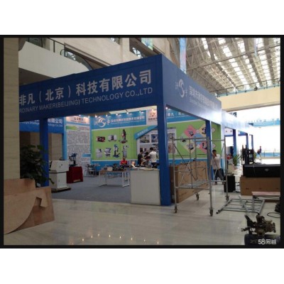 西安桁架标准展位 西安桁架特装 西安桁架搭建 西安桁架门头 西安展会桁架喷绘 西安仟玺广告图2