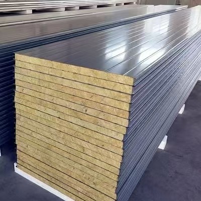 岩棉填充 多样化选择岩棉彩钢净化板 环保材质图2