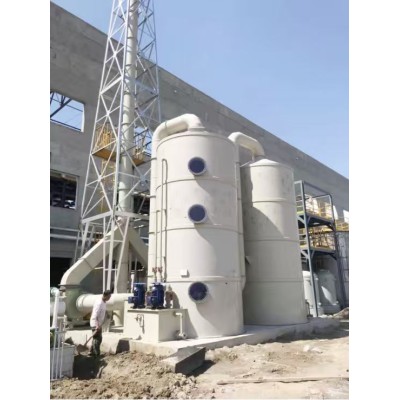 喷淋净化塔 净化效率高 运行成本与维护成本低图3