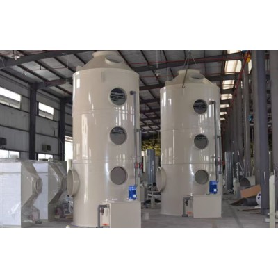 喷淋净化塔 净化效率高 运行成本与维护成本低图4