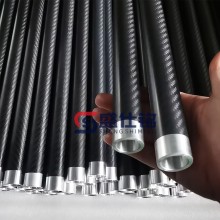 盛仕铭厂家定制碳纤维轴 斜纹哑光碳纤维复合材料辊轴