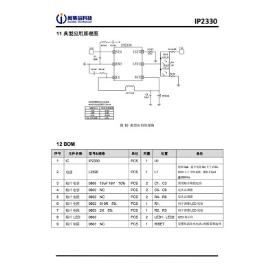 IP2330 英集芯 单节锂电池同步开关降压充电芯片 5V输入1.5A充电图3
